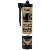 Geocel The Works Pro Sealant & Adhesive White 290ml (124JJ)