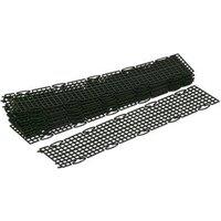FloPlast Gutter Guards Black 100-115mm x 500mm 10 Pack (12515)