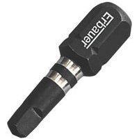 Erbauer 1/4 25mm Hex Shank SQ2 Impact Screwdriver Bits 3 Pack (12551)