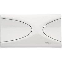 Fluidmaster Schwab Targa 227605 Dual-Flush Flushing Plate White (1255X)