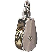 Essentials Steel Single Wheel Swivel Pulley 25mm (125FE)