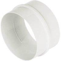 Manrose Round Pipe Connector White 100mm (12697)