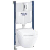 Grohe Solido Euro 5in1 Toilet & Frame Bundle 1135mm (126RV)
