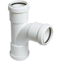 FloPlast Push-Fit Equal Tee White 92.5 (87.5) 32mm (12701)