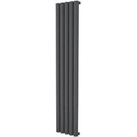 Ximax William 1800mm x 345mm 3205BTU Anthracite Vertical Designer Radiator (127GL)