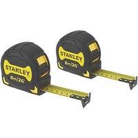 Stanley Grip Tape 8m Tape Measure Set 2 Pack (127KY)