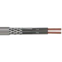 Time 2-Core CY Grey 1mm Screened Control Cable 100m Drum (127RF)