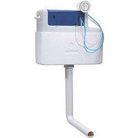 Eddy Side Entry Slimline Concealed Cistern with Flush Button 3/6Ltr (127RM)