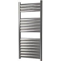 Towelrads 1000mm x 300mm 931BTU Grey / Silver Flat Designer Towel Radiator (127RY)