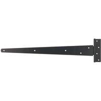 GateMate Black Straight Medium Tee Hinges 150mm x 24" x 600mm 2 Pack (127YV)
