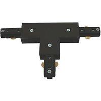 Knightsbridge 1-Circuit T-Connector Black (128GA)