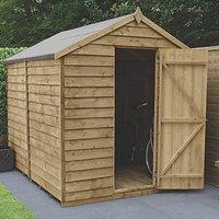 Forest 6' x 8' (Nominal) Apex Overlap Timber Shed (128JR)