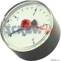 Worcester Bosch 87161423580 50mm x 1/8 Back 4Bar Pres. Guage (128TP)