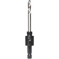 Starrett A1E Hex Shank Multi-Material Arbor with 92mm Pilot Drill (129HY)