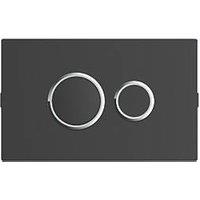 Fluidmaster Dual-Flush Pneumatic Plate Matt Black (130JM)