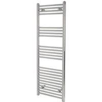 Towelrads 1400mm x 500mm 1356BTU Chrome Flat Towel Radiator (130RY)
