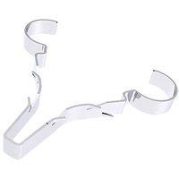 D-Line Safe-D Fire Rated Single Stag Clips 6-8mm Silver 50 Pack (131HV)