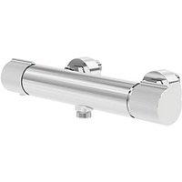 Swirl Gallen Exposed Single Outlet Thermostatic Chrome Shower Mixer (131KF)