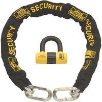 Burg-Wachter Hardened Steel Motorbike Security Chain & U- Lock 1m x 12mm (131YY)