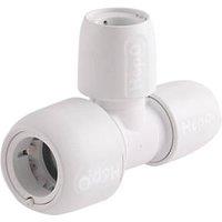 Hep2O Plastic Push-Fit Reducing Tee 22mm x 15mm x 15mm (1341F)