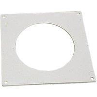 Manrose Round Pipe Wall Plate White 100mm (13448)