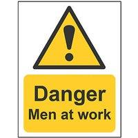 Essentials "Danger Men At Work" Sign 400mm x 300mm (134HL)