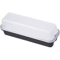 LAP Zelto Outdoor Rectangular LED Bulkhead Black 8W 850lm (134PP)