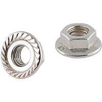 Easyfix A2 Stainless Steel Flange Head Nuts M5 100 Pack (135GX)