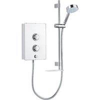 Mira Decor White/Chrome 8.5kW Manual Electric Shower (136GV)