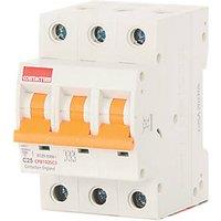 Contactum Defender 25A TP C Curve 3-Phase MCB (136HA)