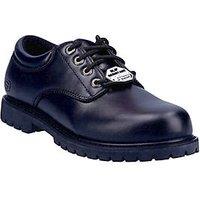 Skechers Cottonwood Elks Size 8 Black Non Safety Shoes (136JV)