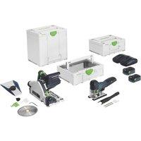 Festool 578027 18V 2 x 5.0Ah Li-Ion Airstream & Bluetooth Brushless Cordless Twin Pack (136VR)