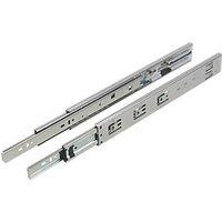 Essentials Zinc-Plated Soft-Close Ball Bearing Drawer Slides 350mm 2 Pack (1374R)