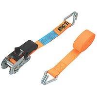 Smith & Locke Ratchet Tie-Down with J-Hooks 3m x 25mm (137XT)