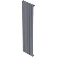 Flomasta 1800mm x 288mm 2133BTU Silver Vertical Designer Radiator (1383D)
