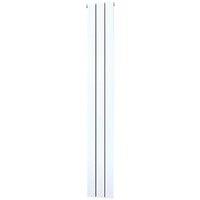 Towelrads Hanworth Plus 1800mm x 240mm 3095BTU White Vertical Designer Radiator (138RY)