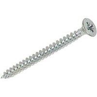 Silverscrew PZ Double-Countersunk Thread Cutting Multipurpose Screws 4mm x 30mm 200 Pack (13994)