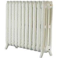 Arroll 760mm x 914mm 5405BTU Cream Cast Iron 3 Column Radiator (1406P)