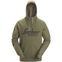 Snickers 2894 Logo Hoodie Khaki Green Small 36" Chest (140KC)
