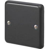 MK Contoura 1-Gang Blanking Plate Black (140RG)