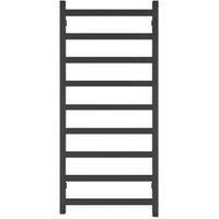 Terma 1080mm x 500mm 1346BTU Black Flat Electric Towel Radiator (141HR)