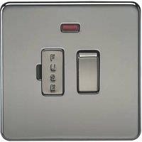 Knightsbridge 13A Switched Fused Spur with LED Black Nickel (141TX)