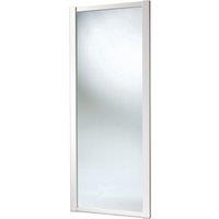 Spacepro Shaker 1-Door Sliding Wardrobe Door White Frame Mirror Panel 762mm x 2260mm (1426V)