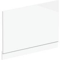 Highlife Bathrooms Halite Adjustable End Bath Panel 750mm Gloss White 2 Pieces (142HL)