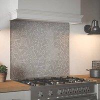 Country Living Acanthus Leaf Stone Kitchen Splashback 900mm x 750mm x 6mm (142JM)