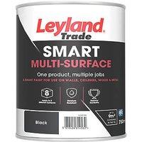 Leyland Trade Smart Eggshell Black Emulsion Multi-Surface Paint 750ml (142PT)