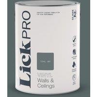 LickPro 5Ltr Teal 03 Vinyl Matt Emulsion Paint (142TM)