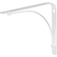 Essentials Arc Shelf Brackets White 230mm x 180mm 4 Pack (142VJ)