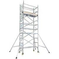 Boss Ladderspan 3T Single Depth Aluminium Tower 0.6m x 1.8m x 4.2m (143HA)