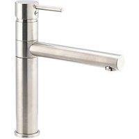 Streame by Abode Tower Top Single Lever Mono Mixer Kitchen Tap Brushed Nickel (144JM)